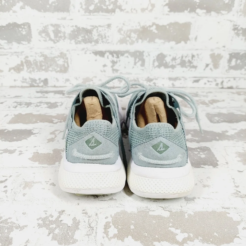 Sperry Seas Gray Lace Up Comfort Lightweight Sport Athletic Sneakers M539 - Picture 3 of 10
